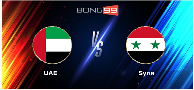 UAE vs Syria