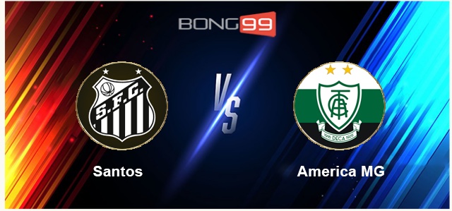 Santos vs America MG 