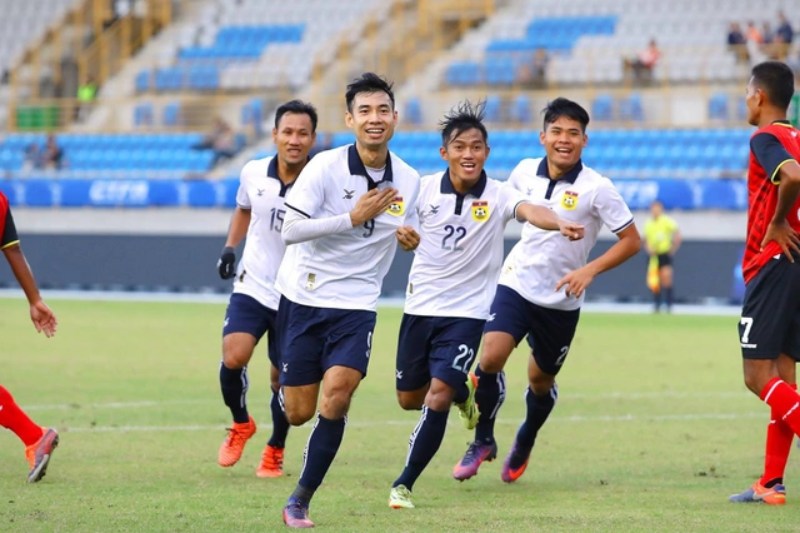 U19 Lào vs U19 Singapore 